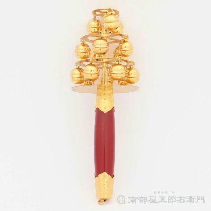 楽天市場】神楽鈴 （大）スプリング式 約30センチ （祭礼具