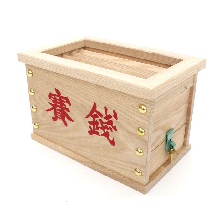 楽天市場】【日本製】開運・鍵付き賽銭箱 横幅24cm 賽銭箱 お賽銭 お