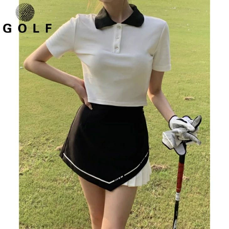 golf セットアップ ゴルフウエア かわちぃ スリ wear ツーピース