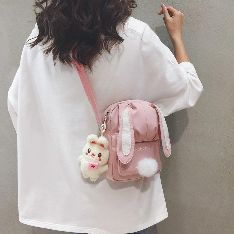 楽天市場】ショルダーバッグ うさぎ ウサ耳 耳付き クロスボディ