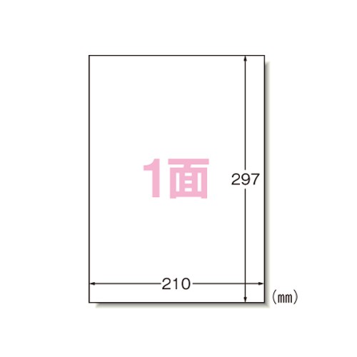 エーワン 28908 ラベルシール A4 1面 100シート 送料無料