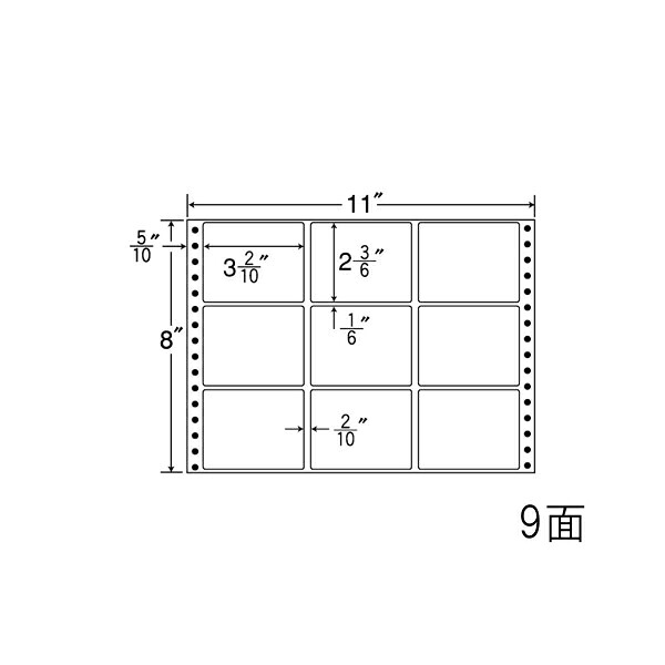ナナラベル M11D ナナフォームＭ 9面3&times;3 500シート｜なんでもネット247