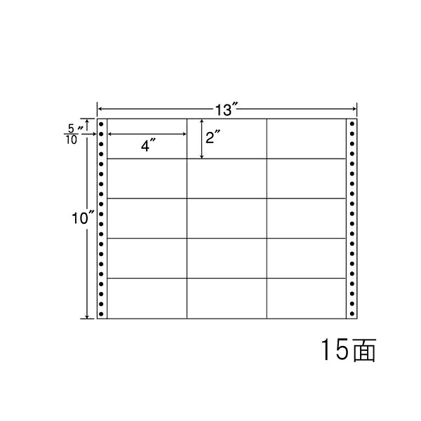 ナナラベル M13C ナナフォームＭ 15面3×5 500シート