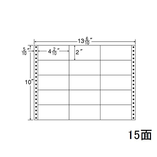 ナナ下げ札 M13N ナナ質問用紙Ｍ 15面3×5 500居敷き