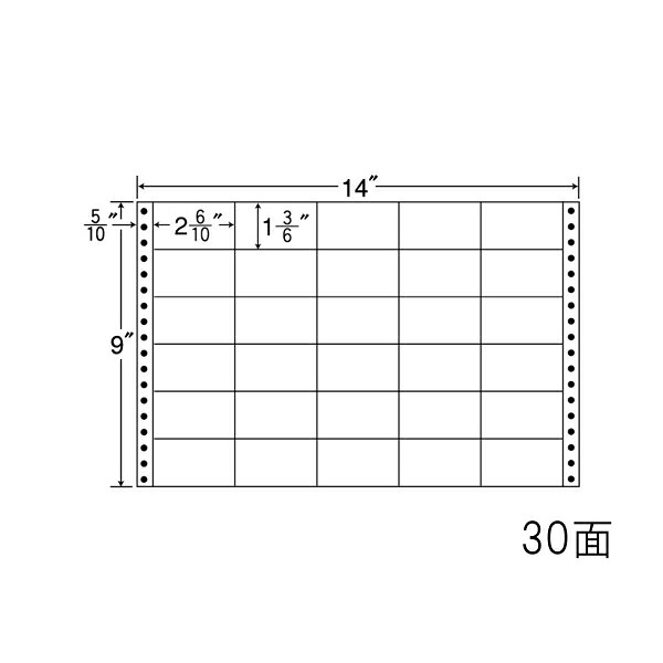 ナナ下げ札 M14F ナナ質問用紙Ｍ 30面5×6 500居敷き
