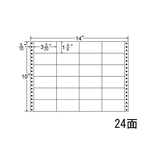 ナナラベル MT14T ナナフォームＭ 24面4×6 500シート