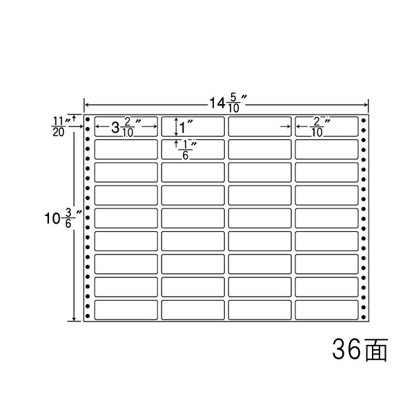 ナナ下げ札 MT14Z ナナ質問用紙Ｍ 36面4×9 500居敷き