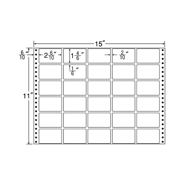 ナナ下げ札 MT15B ナナ質問用紙Ｍ 30面5×6 500居敷き