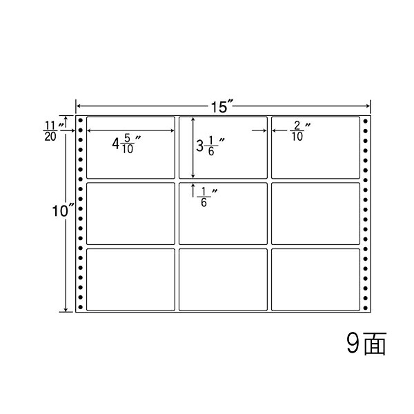 ナナラベル MT15Y ナナフォームＭ 9面3×3 PD・SCMラベル 500シート 12,223円