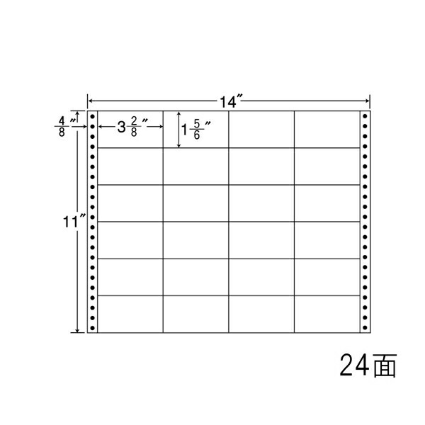 ナナラベル MX14B ナナフォームＭ 24面4×6 500シート