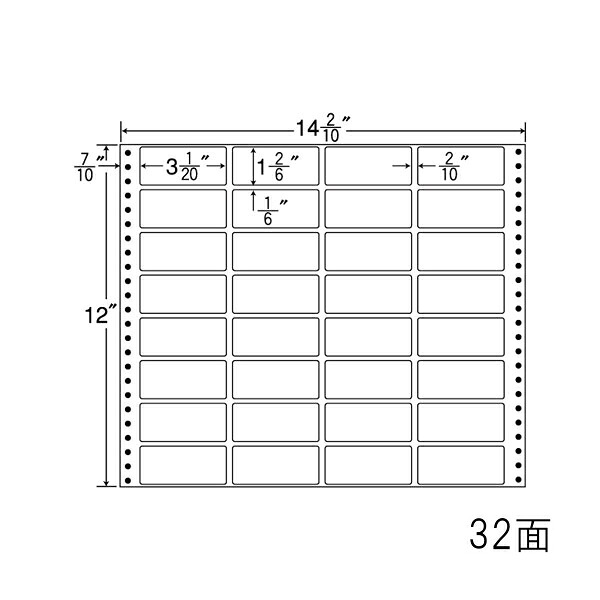 ナナラベル MX14M ナナフォームＭ 32面4&times;8 500シート｜なんでもネット247