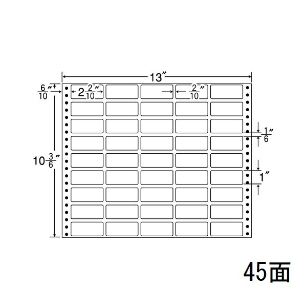 ナナラベル R13P ナナフォームＲ 45面5&times;9 再剥離 500シート｜なんでもネット247