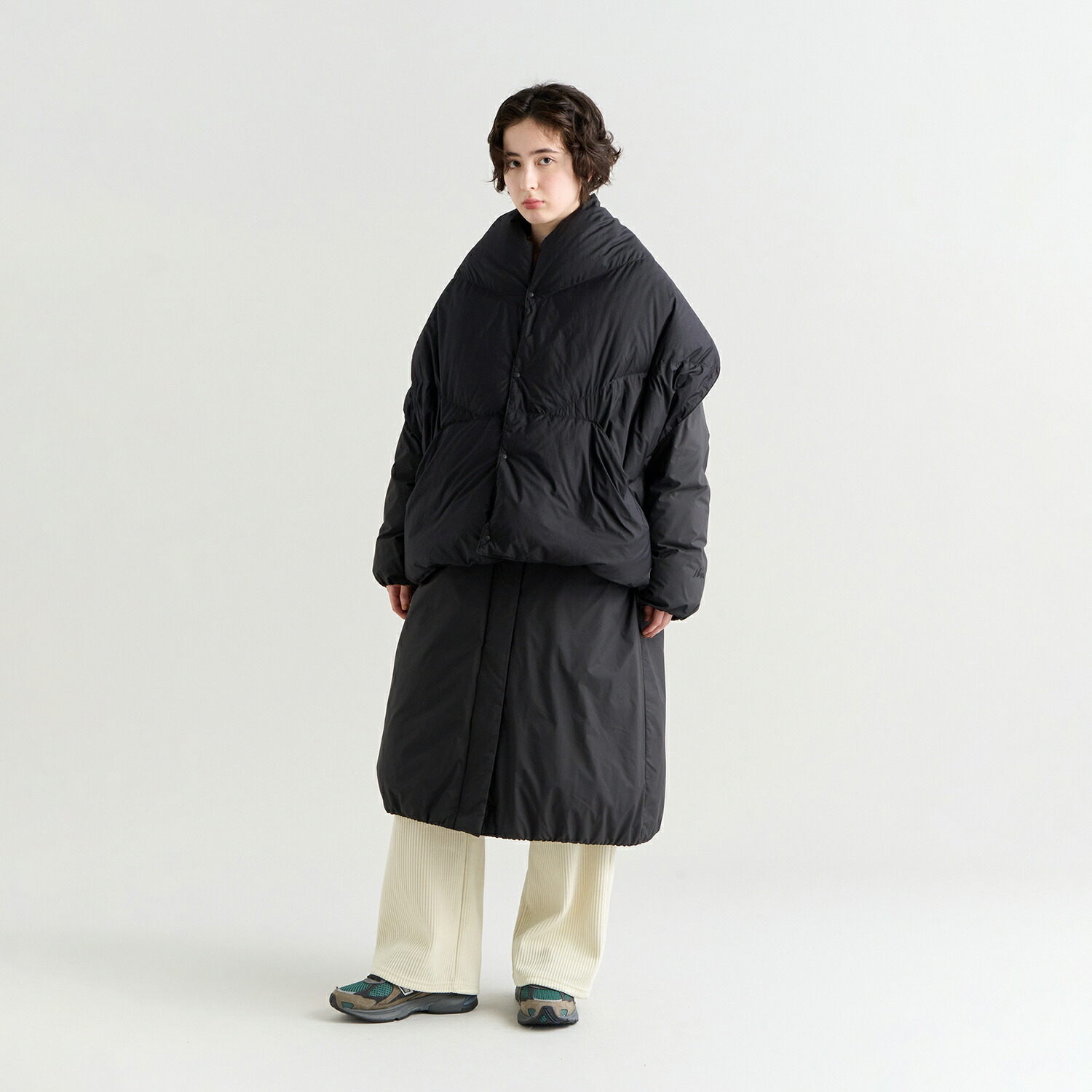 【堅苦しさ】ナンガ NANGA えり巻き 防寒 綿羽 ノーカラーダウンマフラー (ウィメンズ)  DOWN PONCHO MUFFLER(WOMEN)