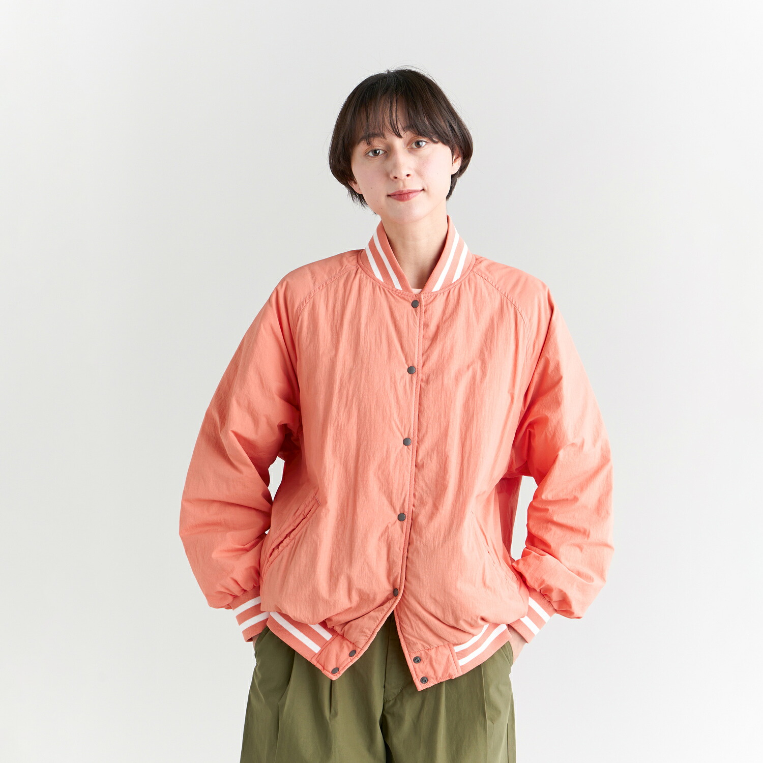 【公式】ナンガ NANGA 春ダウン アウター ブルゾン スタジャン トップス レーディス ソフトダウン スタジアム ジャケット SOFT DOWN STADIUM JKT W