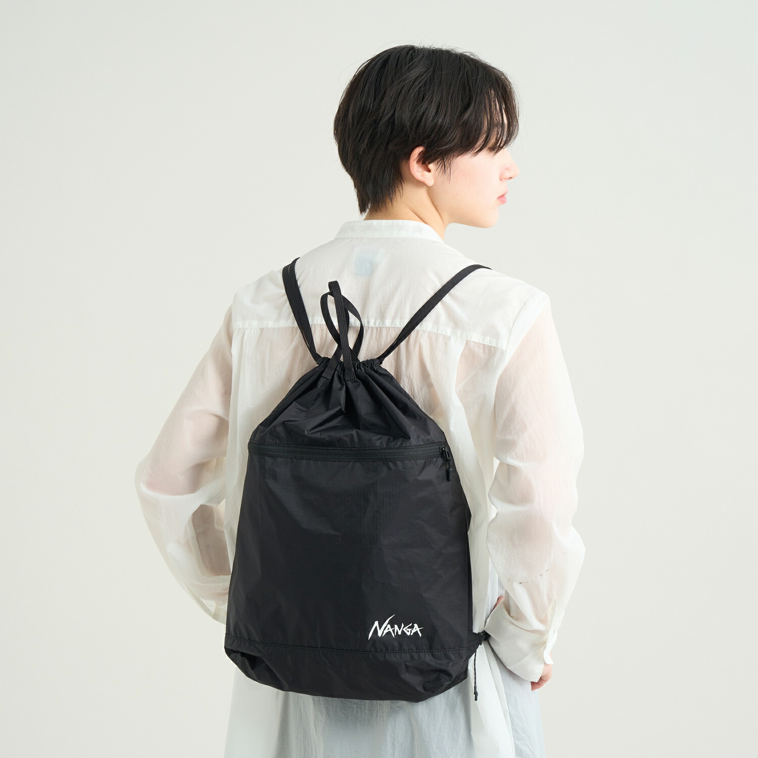 【公式】ナンガ NANGA バッグ 軽量 持ち運び ファイバーマックス TUL ナップサック FIBERMAX TUL KNAPSACK