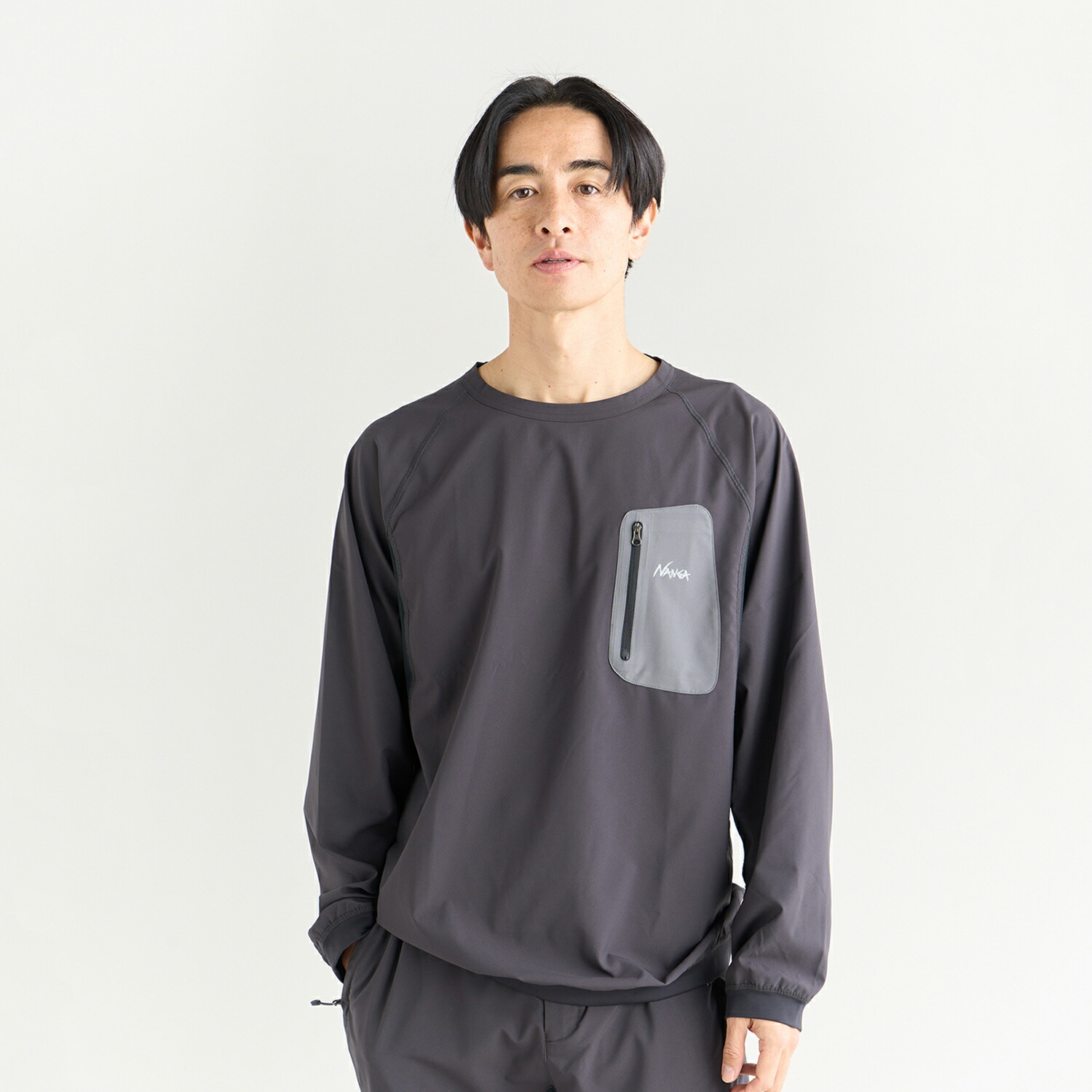 【公式】ナンガ NANGA トップス 長袖Tシャツ ロンT ハイブリッドフレックスロングスリーブトップス HYBRID FLEX LS TOPS(MEN)｜NANGA ONLINE SHOP 店