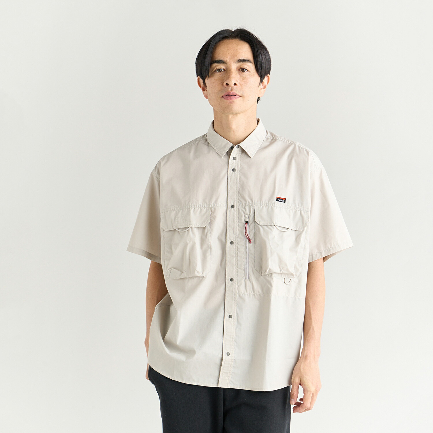 【堅苦しさ】ナンガ NANGA プルオーバー 半袖 羽織 トップス お山活動の領域 プルオーバー 【直営店押さえる】MOUNTAIN FIELD SS SHIRT(MEN)