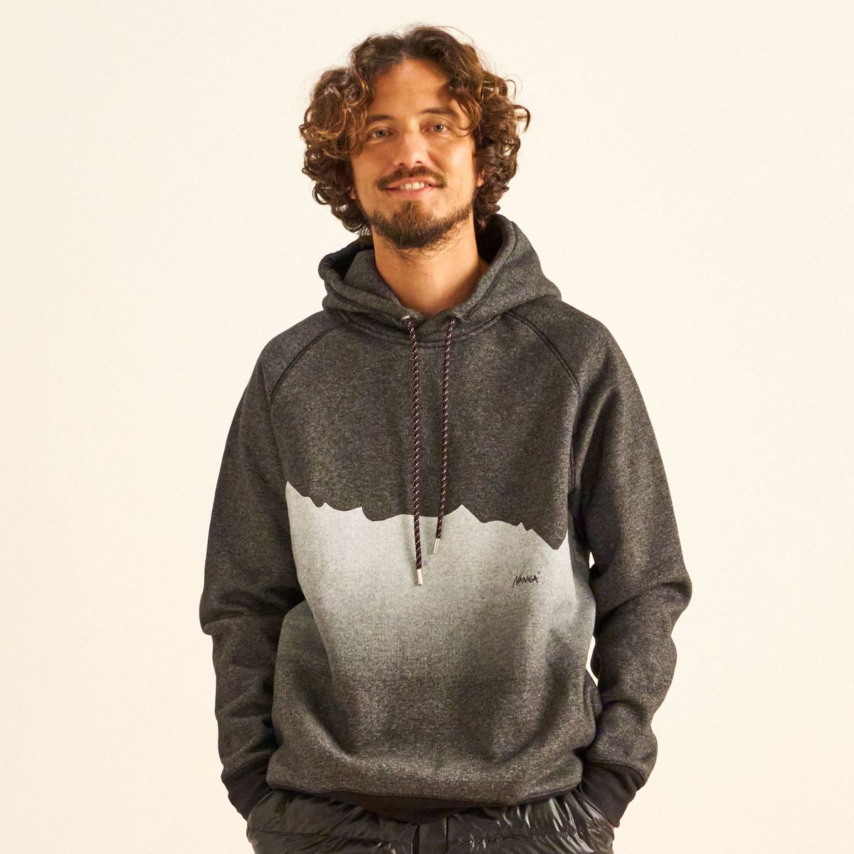 ECO HYBRID RIDGE LINE PRINT SWEAT HOODIE エコハイブリッドリッジラインプリントスウェットフーディー  再入荷/予約販売!