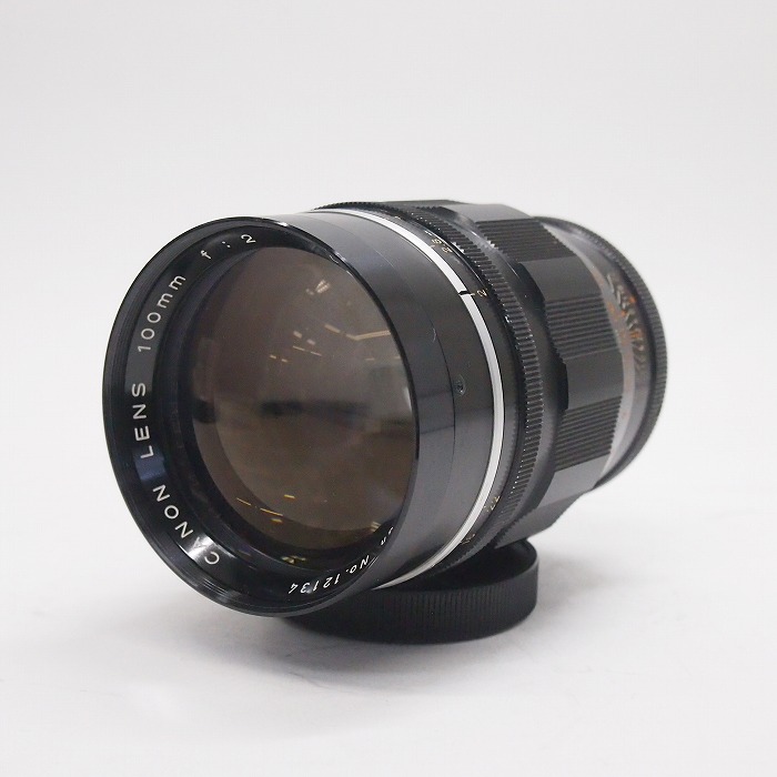 【中古】 (キヤノン) Canon L 100/2 ブラック (L39)【中古レンズ レンジファインダー用レンズ】 ランク:C|カメラのナニワ