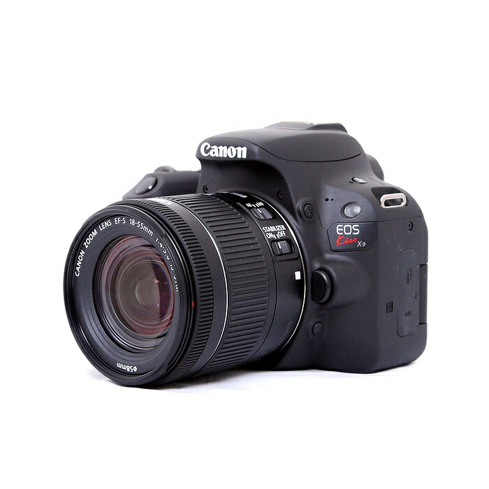 【中古】 (キヤノン) Canon EOS Kiss X9/EF-S18-55 IS STM ﾚﾝｽﾞｷｯﾄ BK【中古カメラ デジタル一眼】 ランク：Bデジタル一眼レフカメラ