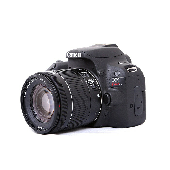 【中古】 (キヤノン) Canon EOS Kiss X9/EF-S18-55 IS STM ﾚﾝｽﾞｷｯﾄ BK【中古写真機 デジタル一眼】 価値づける：B