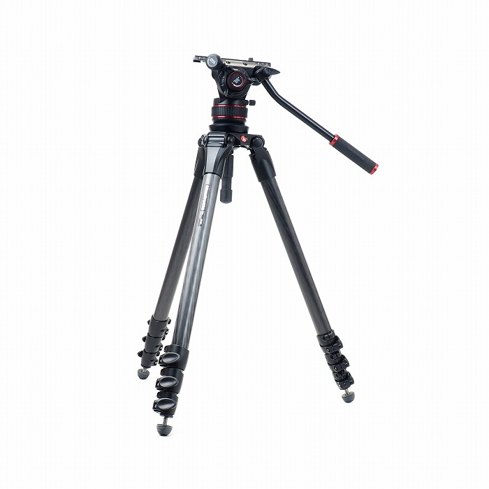 【中古】 (マンフロット) Manfrotto MVK612CTALL ﾅｲﾄﾛﾃﾂｸ612ｳﾝﾀﾞｲ+536ｶｰﾎﾞﾝｻﾝｷﾔｸ【中古三脚・一脚 ﾋﾞﾃﾞｵ三脚･一脚】 ランク：A｜カメラのナニワ