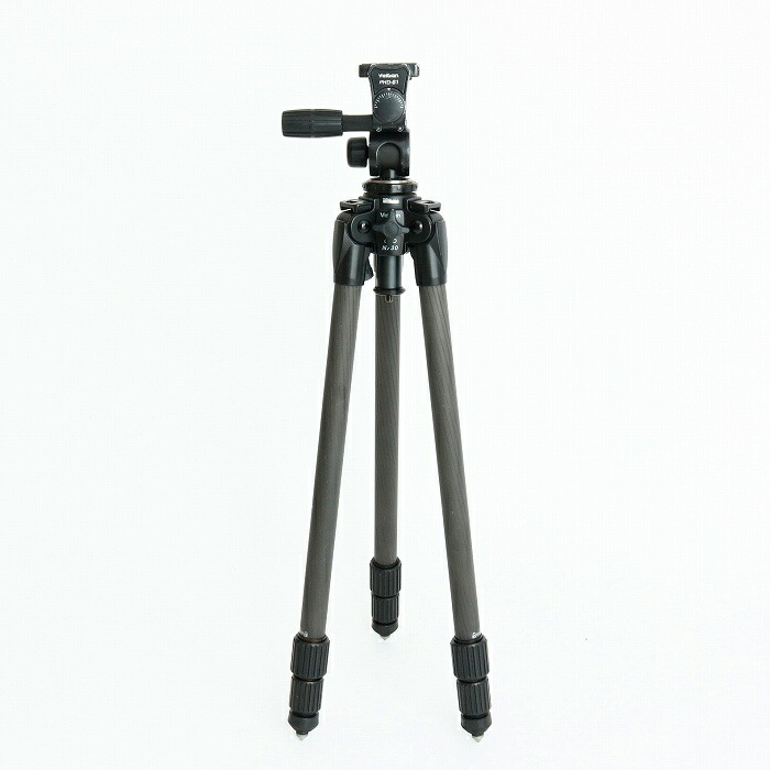 【中古】 (呼びりんボン) Velbon 大型ｶｰﾎﾞﾝ3段三脚 Geo Carmagne N730 雲台書き割り【中古三脚・一脚 三脚架】 位置づける：B