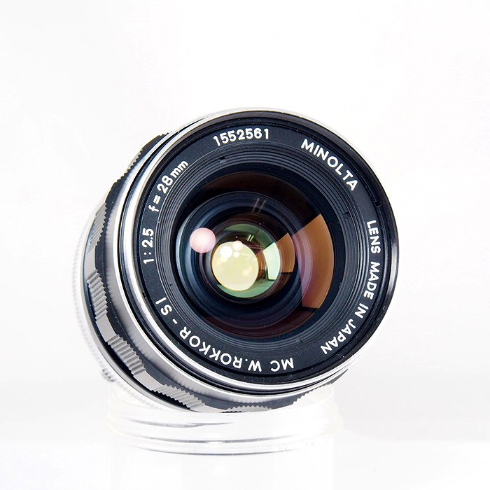 【中古】 (ミノルタ) MINOLTA MC W.ROKKOR-SＩ 28/2.5【中古水晶体 ＭＦ水晶体】 序列付ける：B