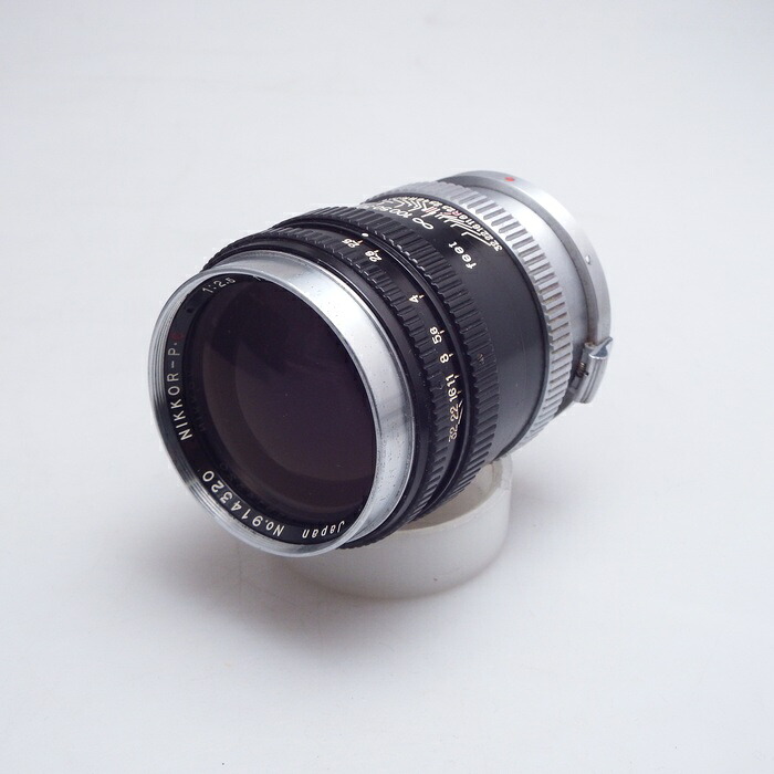 【中古】 (ニコン) Nikon Nikkor-P・C 105/F2.5 ﾆｺﾝSﾏｳﾝﾄ【中古水晶体 範囲ファインダ用水晶体】 序列付ける：B