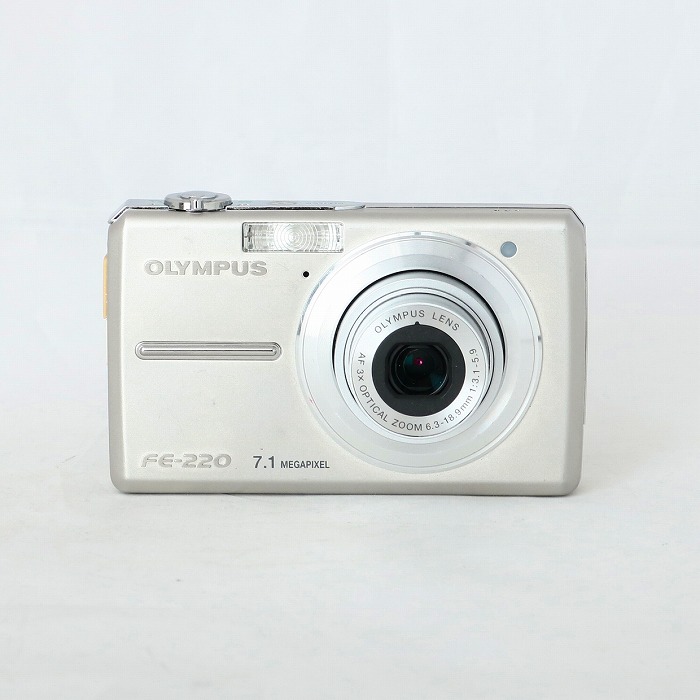 【中古】 (オリンパス) OLYMPUS FE-220 ｼﾙﾊﾞｰ【中古カメラ コンパクトデジカメ】 ランク：B