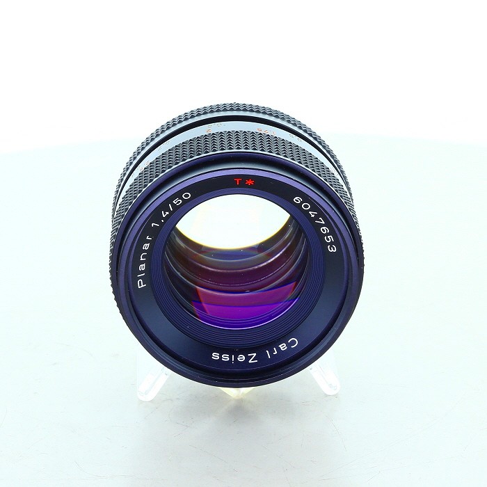 【中古】 (コンタックス) CONTAX Planar T* 50/1.4 AEJ【中古水晶体 ＭＦ水晶体】 序列付ける：B