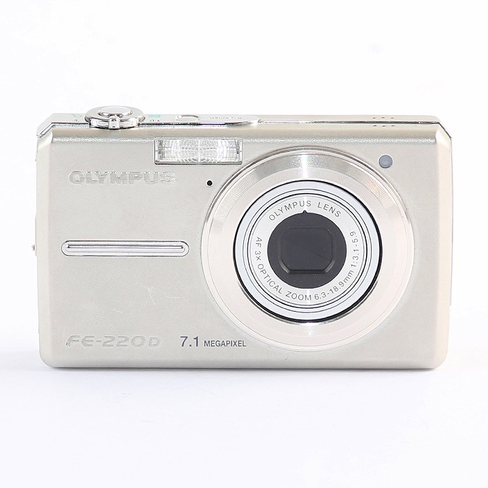 【中古】ｵﾘﾝﾊﾟｽ CAMEDIA FE-220D 価値づける：B「写真機のナニワ 博多マルイ店店卸し資産」【コンパクトデジカメ】商いもの吊りひも：2221000190548