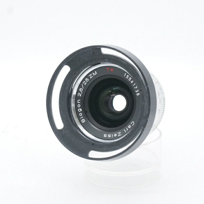 【中古】 (コシナ) Cosina Carl Zeiss Biogon T* 2.8/28 ZM ｼﾙﾊﾞｰ【中古レンズ ＭＦレンズ】 ランク：B｜カメラのナニワ