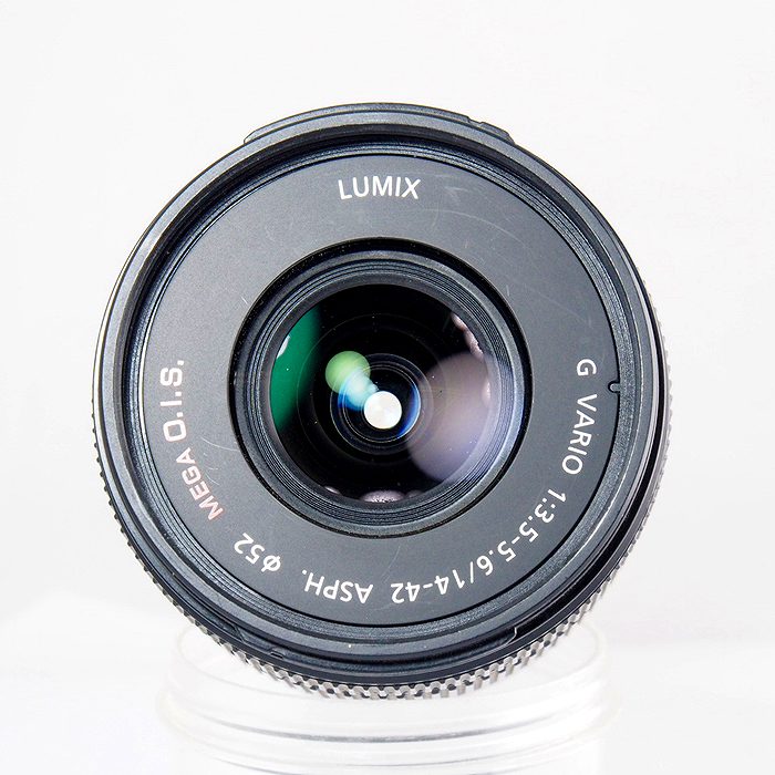 【中古】 (パナソニック) Panasonic LUMIX G VARIO 14-42/3.5-5.6(H-FS014042)【中古水晶体 ＡＦ水晶体】 位置づける：B