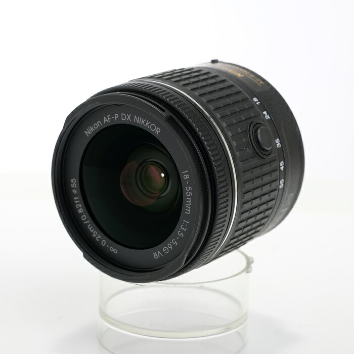 【中古】 (ニコン) Nikon AF-P DX 18-55/F3.5-5.6G VR【中古水晶体 ＡＦ水晶体】 序列付ける：AB