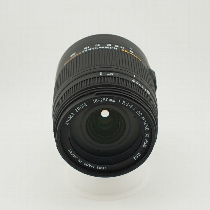 【中古】 (シグマ) SIGMA 18-250/3.5-6.3 DC ﾏｸﾛ os HSM ｷﾔﾉﾝEF/APS-C用【中古水晶体 ＡＦ水晶体】 位置づける：B