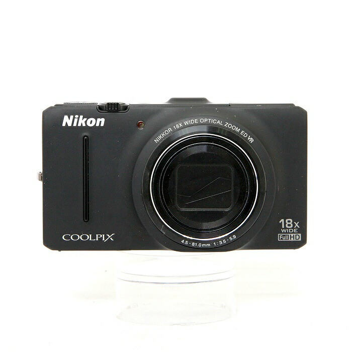 【中古】 (ニコン) Nikon COOLPIX S9300 ﾉｰﾌﾞﾙﾌﾞﾗﾂｸ【中古写真機 コンパクトデジカメ】 序列付ける：B