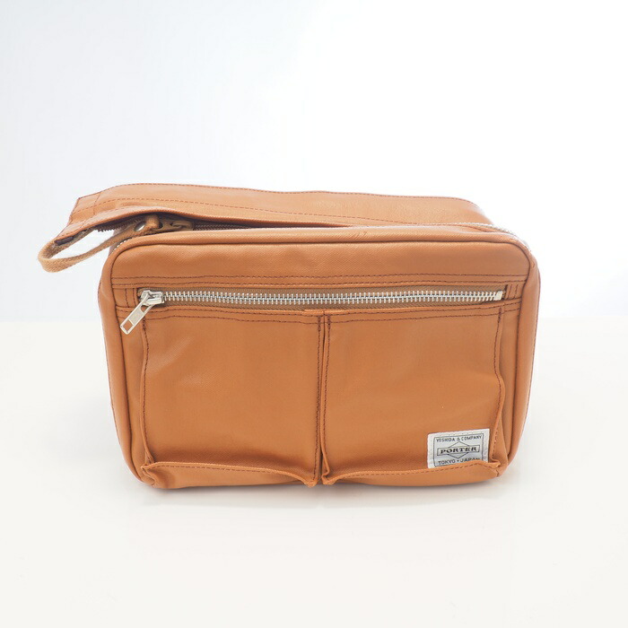 【中古】 (余分の物) 余分の物 PORTER FREE STYLE ｼｮﾙﾀﾞｰﾊﾞｯｸﾞ S ｷｬﾒﾙ【中古うしろ側 うしろ側】 価値づける：B