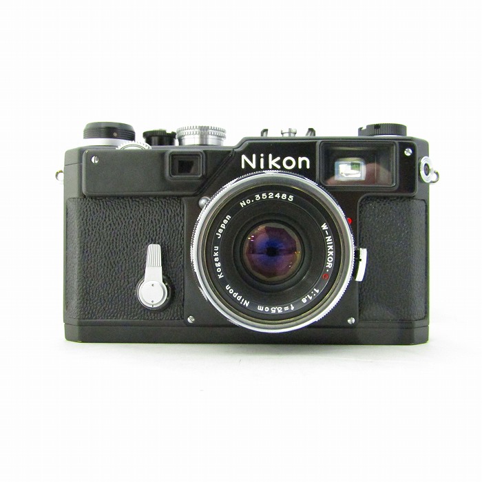 【中古】 (ニコン) Nikon S3ﾌﾞﾗｯｸ(刷り直す)+W-NIKKOR-C3.5珊/1.8【中古写真機 領域ファインダ】 位置づける：B