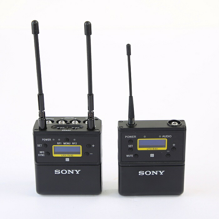 【中古】 (ソニー) SONY UTX-B40 ﾎﾞﾃﾞｨﾊﾟｯｸﾄﾗﾝｽﾐｯﾀｰ+URX-P41Dﾎﾟｰﾀﾌﾞﾙﾀﾞｲﾊﾞｰｼﾃｨﾁｭｰﾅｰ【中古画像装置添え物 中古ｶﾒﾗ用ﾏｲｸ】 序列付ける：AB