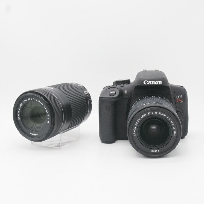 【中古】 (キヤノン) Canon EOS KISS X8I ﾀﾞﾌﾞﾙｽﾞｰﾑｷﾂﾄ【中古カメラ デジタル一眼】 ランク：B