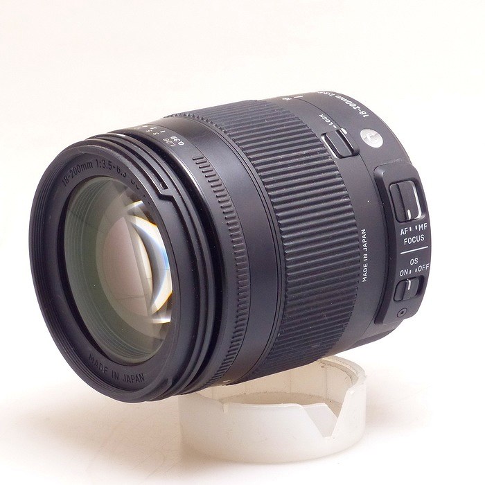 【中古】 (シグマ) SIGMA C18-200/F3.5-6.3 DC ﾏｸﾛ OS HSM NA【中古レンズ ＡＦレンズ】 ランク：B｜カメラのナニワ