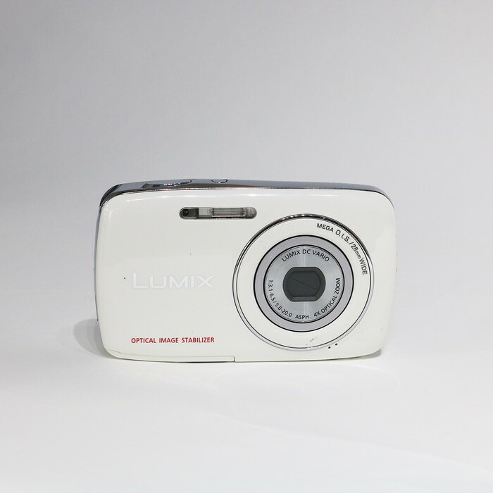 【中古】 (パナソニック) Panasonic DMC-S1 ホワイト【中古カメラ コンパクトデジカメ】 ランク:B|カメラのナニワ