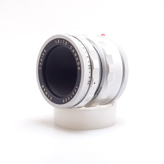 【中古】 (ライカ) Leica ﾋﾞｿﾞ用 Elmar 65/3.5 + 16464K ｼﾙﾊﾞｰ【中古水晶体 ＭＦ水晶体】 位置付ける：B TV・オーディオ・カメラ-カメラ・ビデオカメラ・光学機器