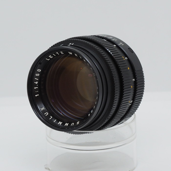 【中古】 (ライカ) Leica Summilux-M 50/1.4 2nd ﾌﾞﾗｯｸ【中古レンズ 舶来レンズ】 ランク：B｜カメラのナニワ