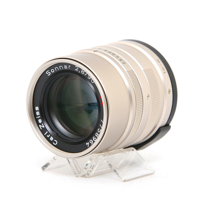 【中古】 (コンタックス) CONTAX ゾナー T* G 90/2.8 クローム【中古レンズ レンジファインダー用レンズ】 ランク：AB