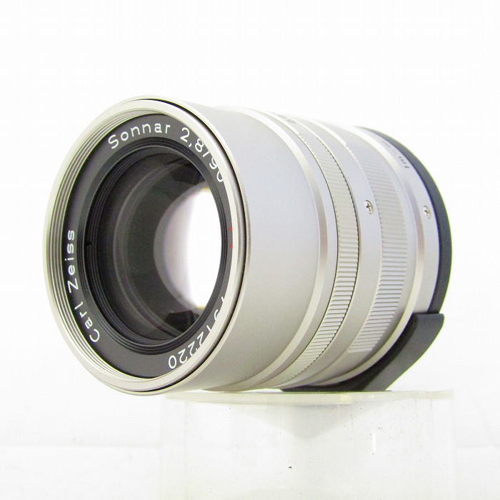【中古】 (コンタックス) CONTAX ゾナー T* G 90/2.8 クローム【中古水晶体 領域ファインダ用水晶体】 位置づける：B