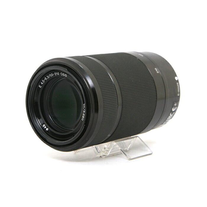 【中古】 (ソニー) SONY E 55-210粍 F4.5-6.3 OSS [SEL55210B] ﾌﾞﾗｯｸ【中古水晶体 ＡＦ水晶体】 序列付ける：AB