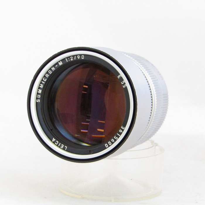 【中古】 (ライカ) Leica M 90/2 （E55 ボンネット組込） しろがね色【中古水晶体 範囲ファインダ用水晶体】 序列付ける：B
