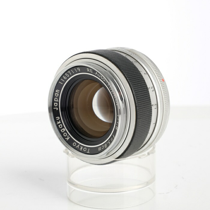 【中古】 (トプコン) TOPCON RE ｵｰﾄﾄﾌﾟｺｰﾙ 5.8糎/1.8 Exakta【中古水晶体 ＭＦ水晶体】 価値づける：B